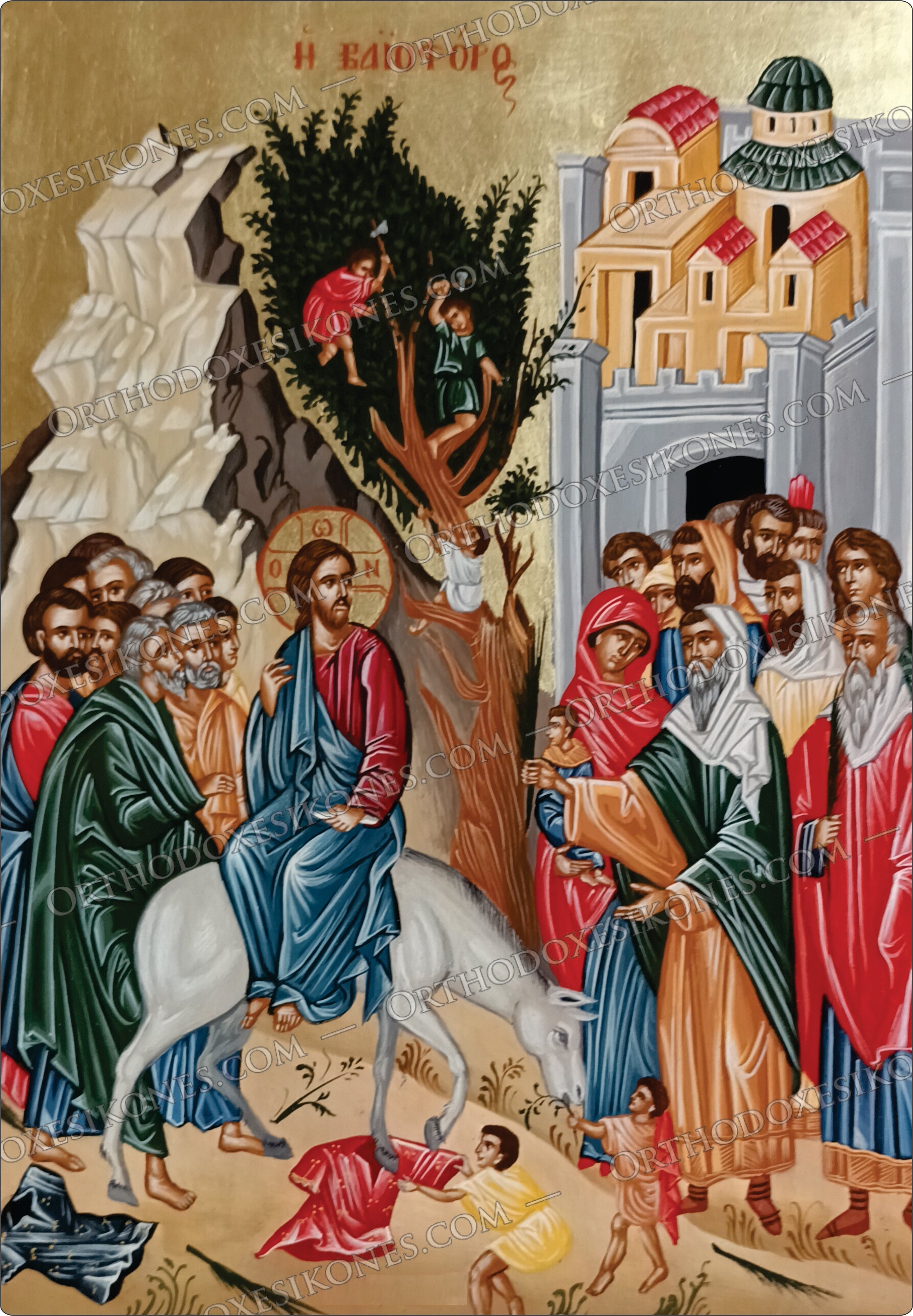 Η Βαιοφορος | The Vaia Bearer (Christ's entry in Jerusalem) - 5016