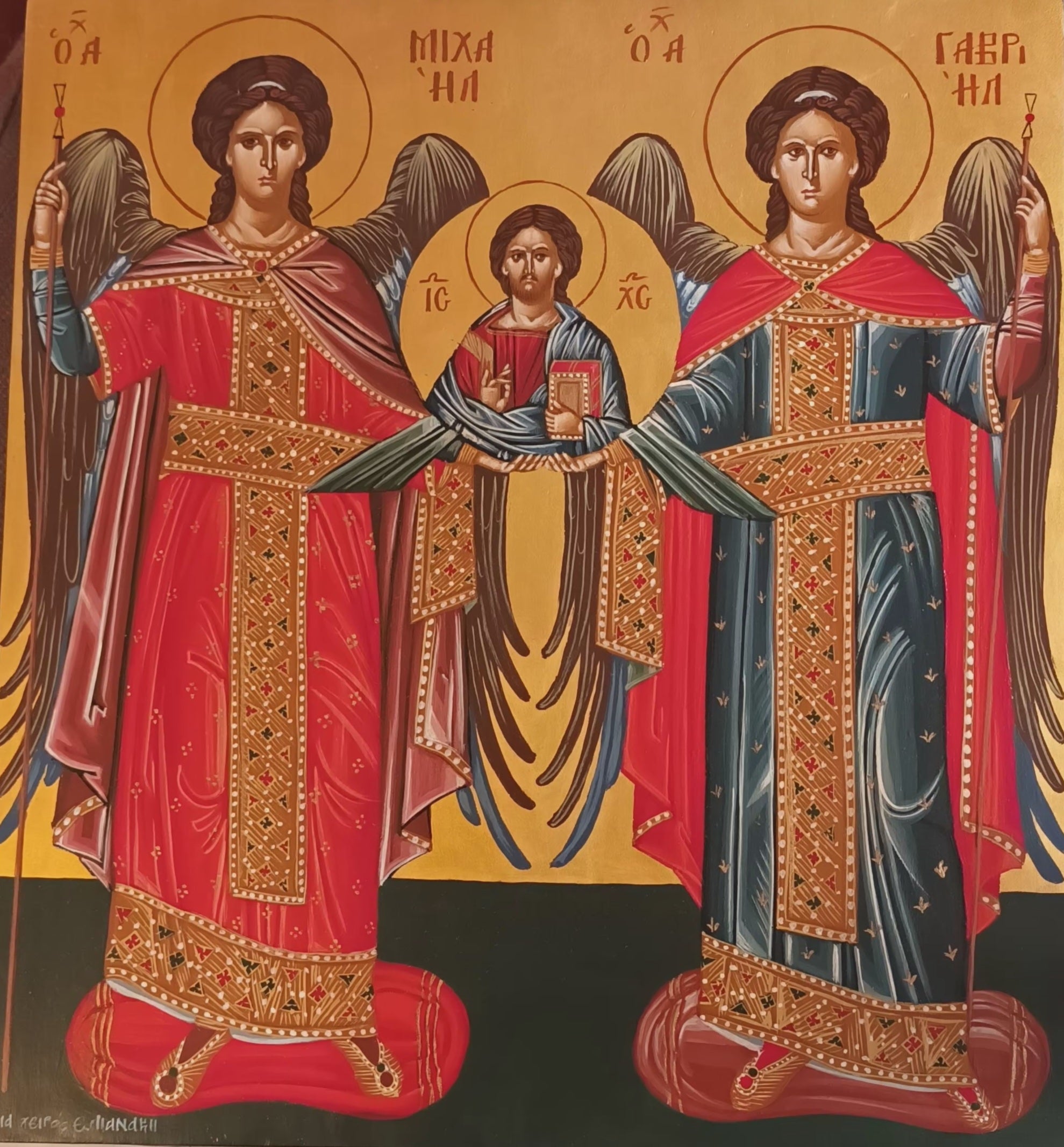 Αγιοι Μιχαηλ και Γαβριηλ Αρχαγγελοι  | Saints Michael and Gabriel Archangels - 5023